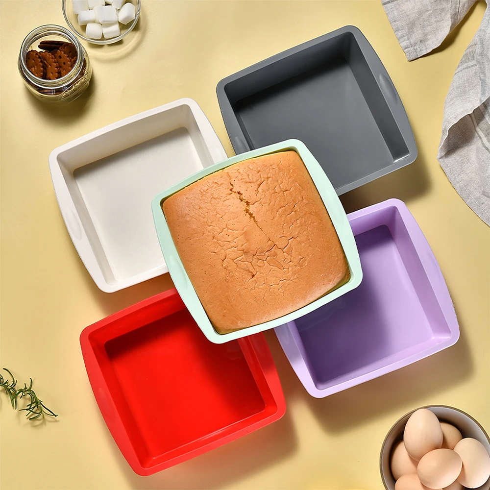 Kitchen Baking Store - 1/4 szt. Silikonowa kwadratowa forma do