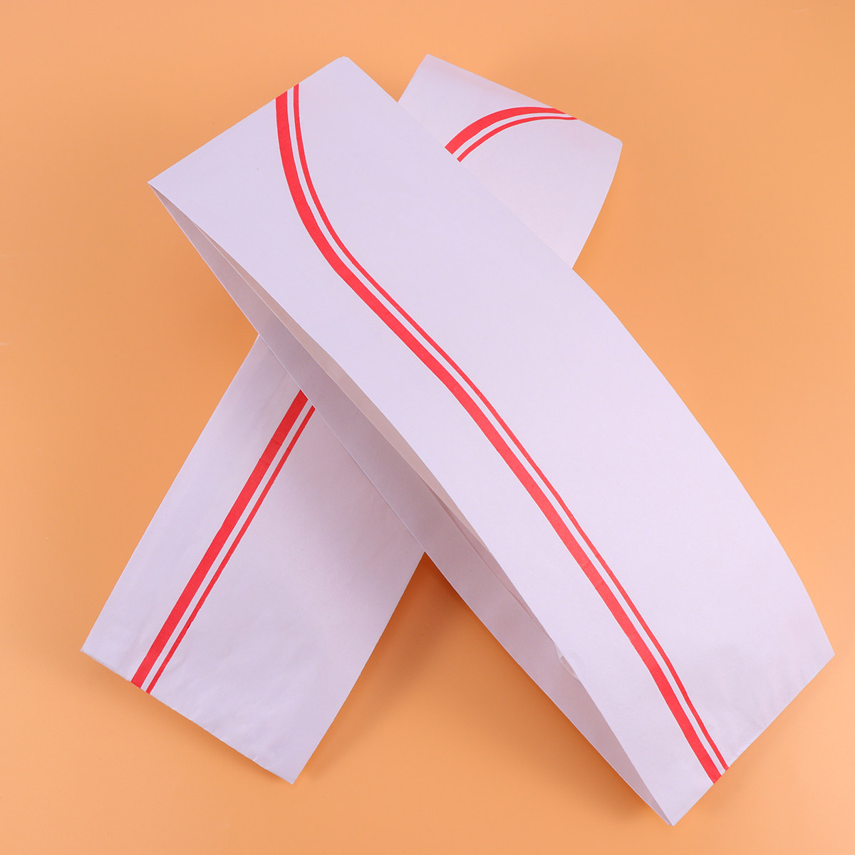 Kitchen Baker - 50 sztuk jednorazowych papierowych czapek kucharskich,