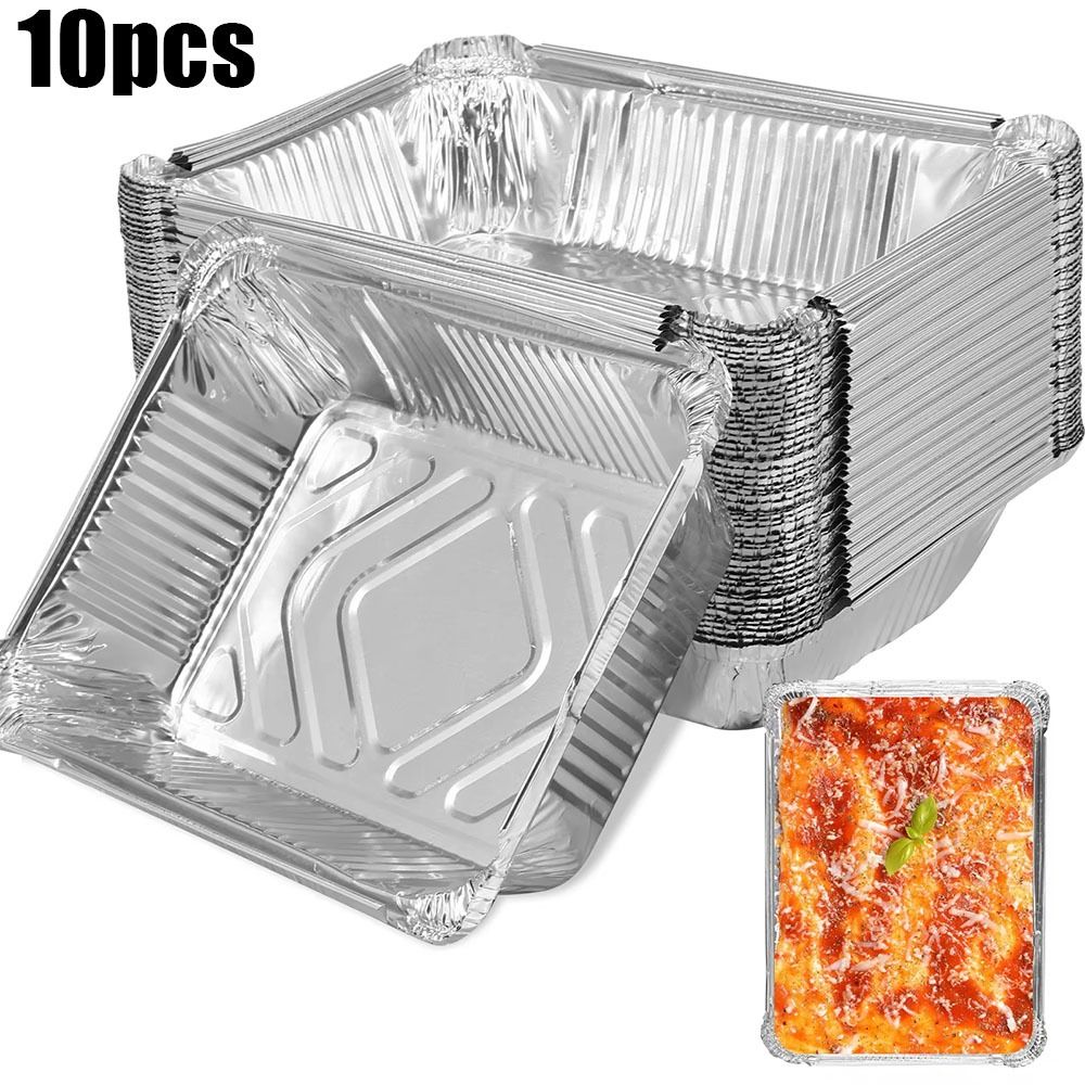 Kitchen Oven Baking Pans - 10 SZTUK Jednorazowe pojemniki do przechowywania