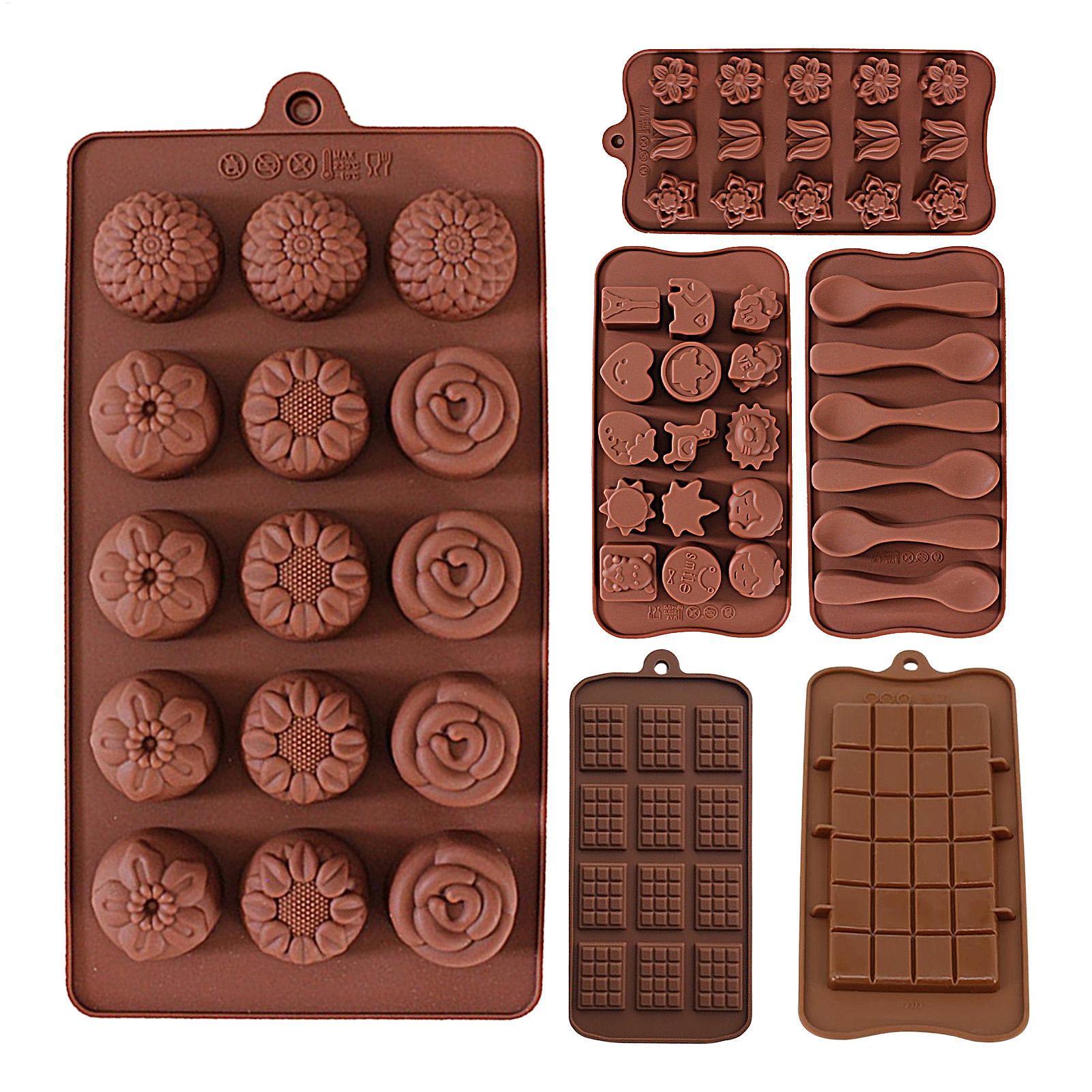 Kitchen Baker - Formy do czekolady DIY, nieprzywierające, wielokrotnego