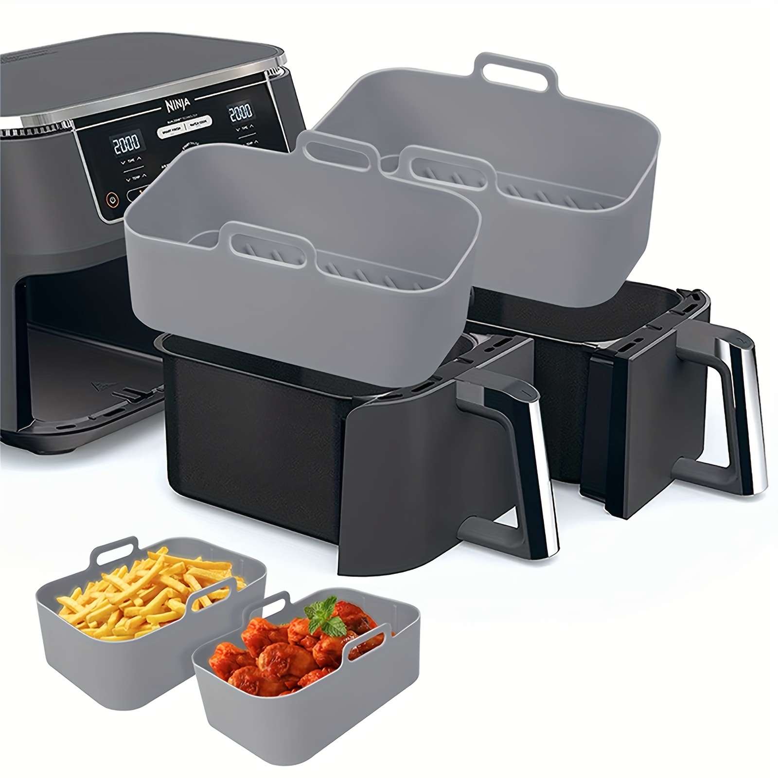 1/2Pcs Frytkownica powietrzna  – Kitchen Oven Baking Pans recenzja i cena