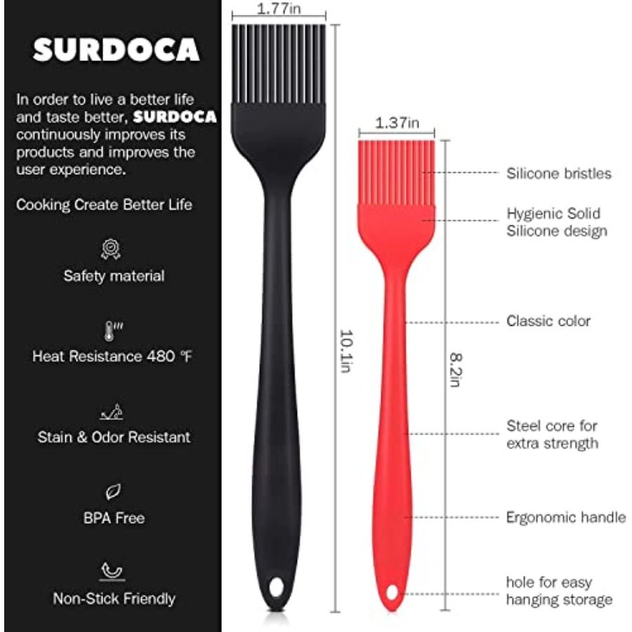 Silikonowy pędzel do smarowani – Pastry Brush Silicone recenzja i cena