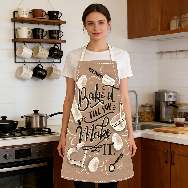 1 szt. Fartuch do pieczenia z  – Kitchen Baking Quotes recenzja i cena