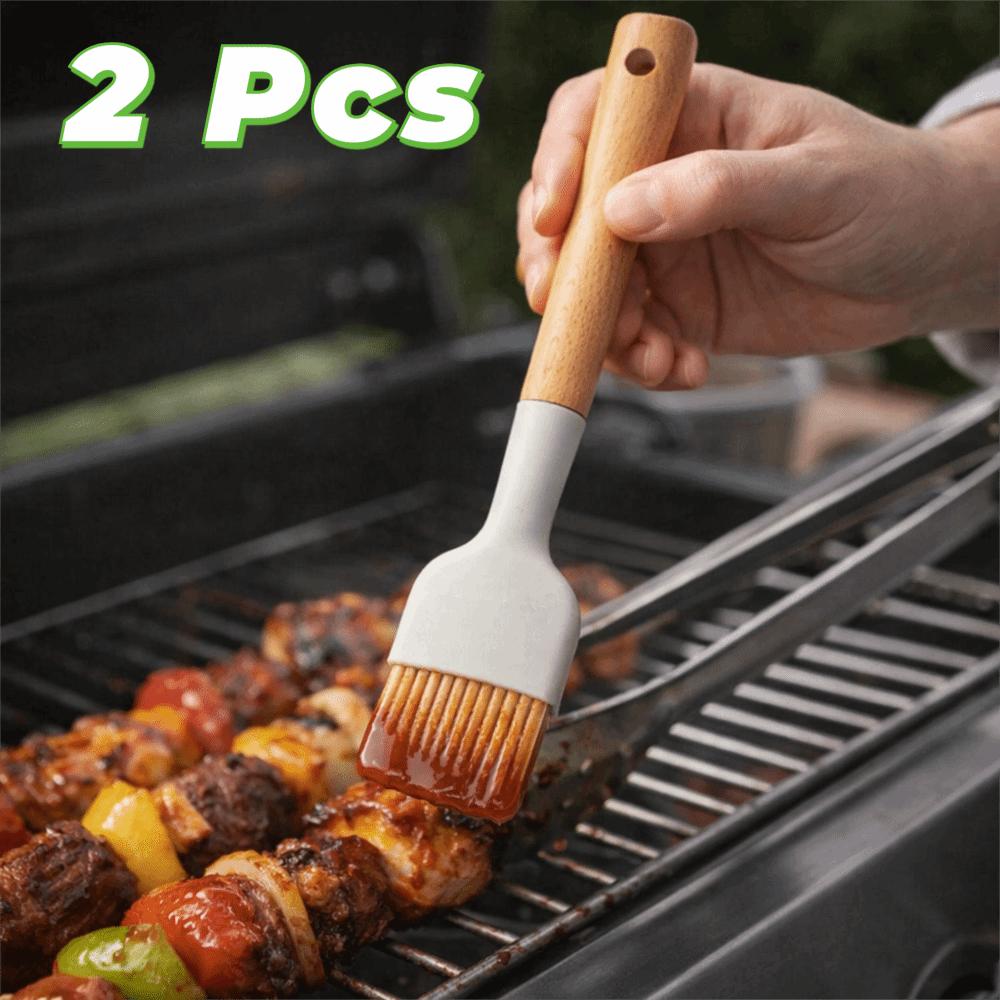2 SZT. Drewniana Rączka Siliko – Pastry Brush Silicone recenzja i cena